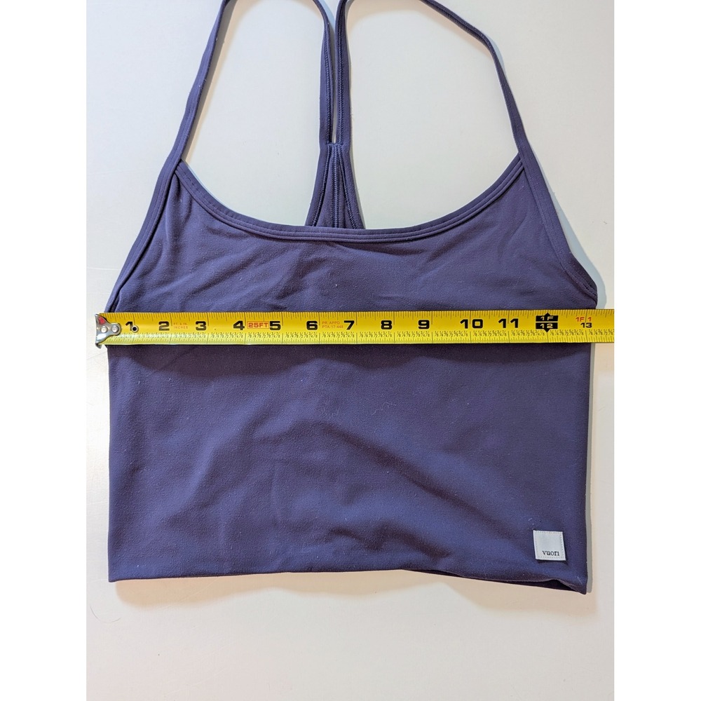 Vuori Purple Blue Yosemite Bra Tank Studio Short Set Size S EUC Matching Set - Picture 7 of 12